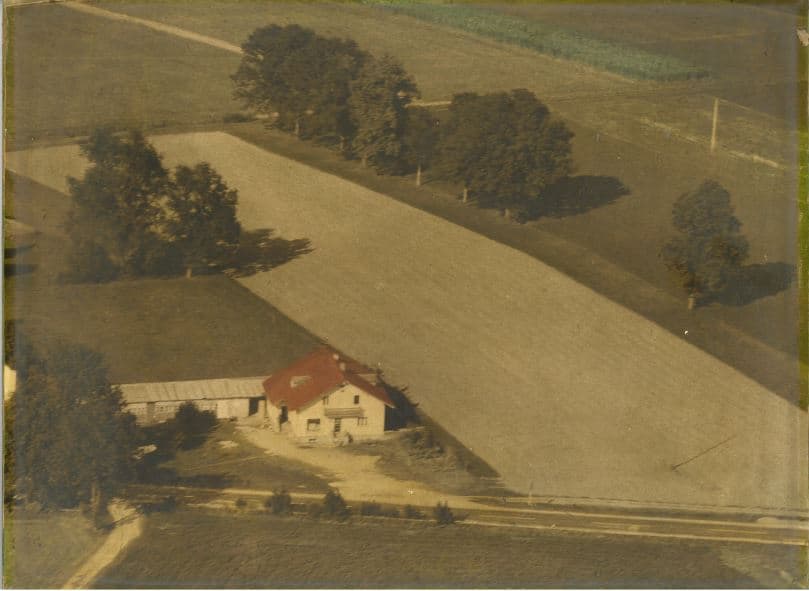 Das Anwesen der Familie Zillinger im Jahr 1957
