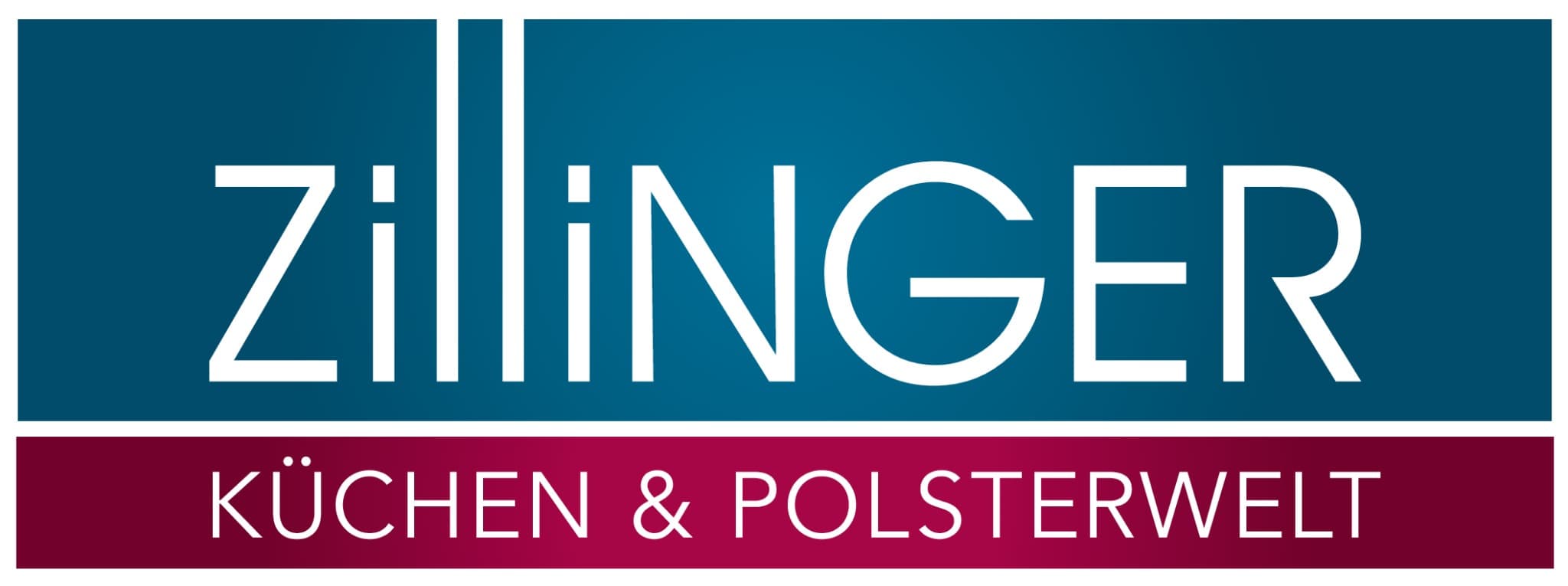Neues Firmenlogo Zillinger Küchen & Polsterwelt aus dem Jahr 2019
