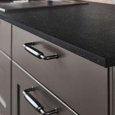 Quadratisches Stimmungs-Küchenbild