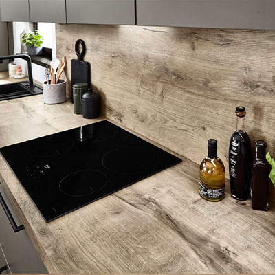 Quadratisches Stimmungs-Küchenbild